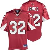 Edgerrin James Cardinals White Reebok Replica Jersey