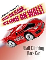 Amazing Wall Climbing Radio Controlled Race Car, drive on floor, wall or ceiling.