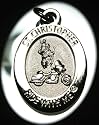 St. Christopher "RIDE WITH ME" Motorcycle Medal--Keychain, featuring Touring Model Bike, BH020-Touring