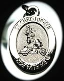 St. Christopher RIDE WITH ME Motorcycle Medal--Keychain, featuring Touring Model Bike, BH020-Touring