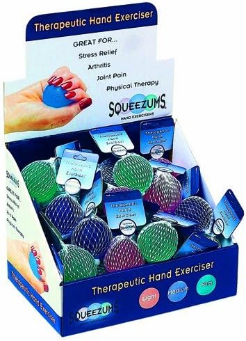 Squeezums Therapeutic Hand Exerciser (Display of 36)