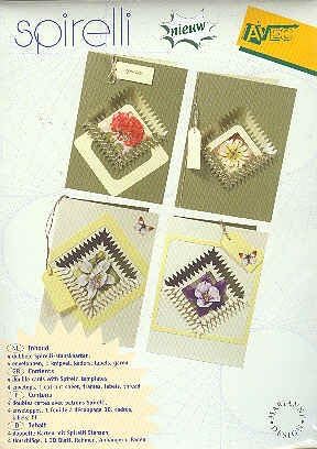 Spirelli Tropical Flowers -Green Card Making String Kit