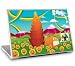 Kitchen & Housewares : 12" PC Laptop, PowerBook & iBook Skin Speakerdog Says Get Out & Play by Ben The Illustrator GelaSkin Adhesive Cover