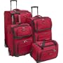 Coleman Luggage Lightweight 4-Piece Travel Collection - Red