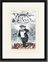 Black Framed/Matted Print 17x23, Puck Magazine: The Only Democratic Presidential Candidate