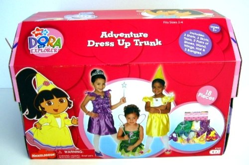 Childrens Toyshop  Toys : Dora the Explorer Adventure Dress Up Trunk