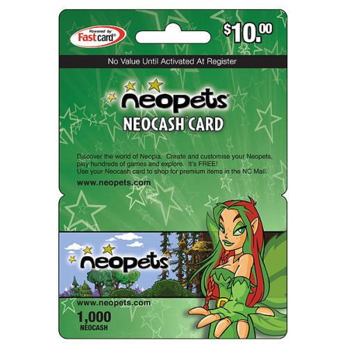 Neopets Neocash Card - $10