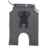 (コ-ランド) Co-land キッズ ベビー服 オーバーオール 子どもロンパース 子供服 ハーフパンツ 五分丈 ズボン 女の子 男の子 コットン 春夏着 カジュアル グレー サイズ6