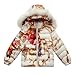 Richie House Little Girls' Padding Jacket with Allover Print Size 24M-8 RH1114