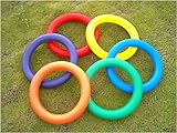 (Price/set)Everrich EVM-0011 Foam Juggling Ring--10" - set of 6 colors