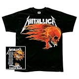  : Metallica - Flaming Skull T-Shirt