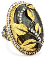 Azaara "Hot Rocks" Labradorite Garden Ring