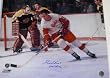 Gordie Howe Autographed Detroit Red Wings 16x20 Color Photo with "MR HOCKEY" Inscription