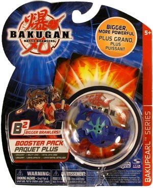 Bakugan Battle Brawlers B2 Bigger Brawlers Booster Pack Bakupearl Series Aquos Blue Storm Skyress