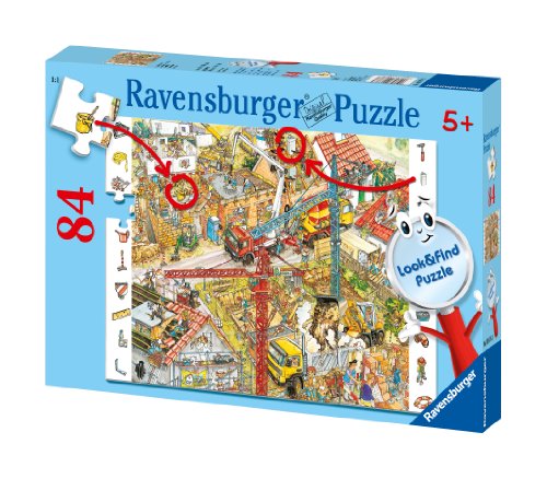 Ravensburger Building Site - 84 Piece Look Find Puzzle Ravensburger Building Site - 84 Piece Look Find Puzzle