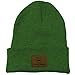 John Deere Men's Charcoal, And Green Knit Cuffed Beanie