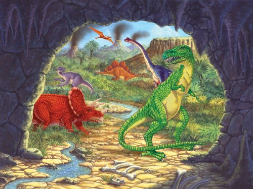 Diggin For Dinos Party Wall Mural