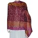 Stole Wrap Shawl Wool Blend Silk Womens Outerwear Spring Design India 72 x 27 inches
