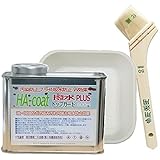 洗える塗料 4～6m2用 500ml入り、漆喰・珪藻土・モルタル・レンガ用 防汚コート・HA-coat トップガード 塗装セット