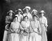 early 1900s photo WOMENS TENNIS LEAGUE SECTION LEADERS