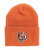 NFL End Zone Cuffed Knit Hat - K010Z, Cincinnati Bengals, One Size Fits All Amazon.com