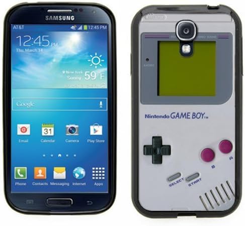 Samsung Galaxy S4 strength SIIII Black Rubber that Silicone/Gameboy NES Handheld Old School ways Retro Remember SALE
