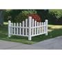 Ashley's Arbors Vinyl Country Corner Picket