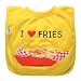 Green Sprouts Eco-friendly  Favorite Food Bib, Yellow Fries