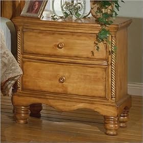 Hillsdale Wilshire Antique White Nightstand