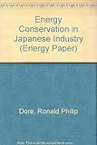 Energy conservation in Japanese industry