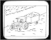 Decorated Mouse Pad with black and white, rural, agriculture, transporting, farming, Asia, storing, tractor, machinery