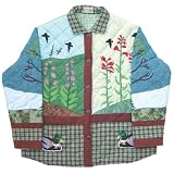 ZK Applique II Theme Natures Splendor Jacket - Reversible SM,MD,LG,XL (Click for choices)