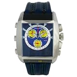 Chronotech Mens Renault F1 Blue Leather Watch #CT.7818M 03 by Chronotech