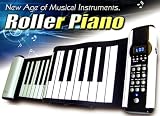 Roll Up Piano,Digital & Portable 61 Keys Roll-Up Piano Electronic MIDI Keyboard with 16 MIDI Output Channels Design Voted as one of