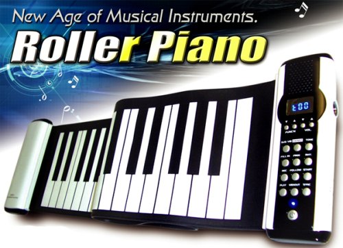 Roll Up Piano - Digital & Portable 61 Keys Roll Up Piano Electronic MIDI Keyboard with 16 MIDI Output Channels Design Voted as one of