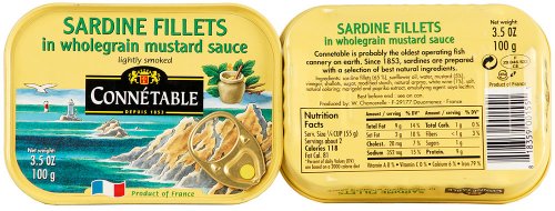 Smoked Sardines In Mustard Sauce from France by ChefShop.com by Olive Oil