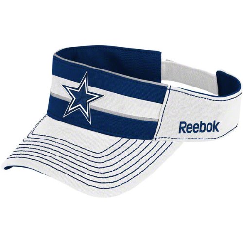 Reebok Dallas Cowboys 2011 Player Sideline White Visor Adjustable