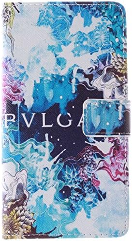 Lg G3 Case,nancy's Shop **New**(card Bag Pattern Design)fashion [Kickstand Feature] Wallet Case Pu Leather Credit Card Holder,sparkle Premium Vintage Pu Leather Wallet Cover -Type Magnet Design Flip Protective Credit Card Slots Holder,slim Shock Protection,pouch Skin Case Cover for Lg G3(not for Lg G3 Vigor/vista) and Screen Protector (Beautiful Blue Pattern)