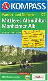  : Kompass Karten, Mittleres Altm&uuml;hltal: Wander- und Radkarte
