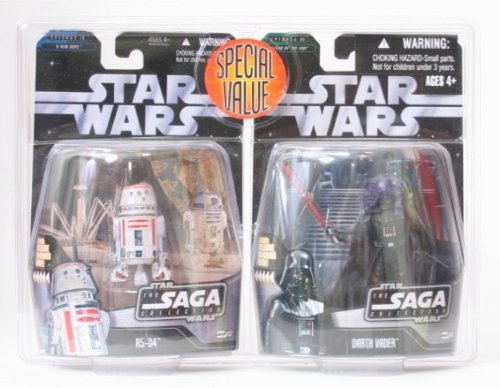 R5-D4 and Darth Vader - Star Wars Saga Collection Special Value Pack