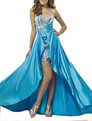 Junior Taffeta Sweetheart Crystal Beaded Evening Dress/Party Dress 