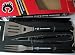 Calgary Flames 3pc Stainless BBQ Barbecue Utensil Set