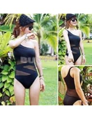 Beauty: One Shoulder Bathing Suit Padded Tassel Bra Swimsuit Swimwear Monokini Bikini - Gorgeous
