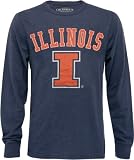 Illinois Fighting Illini Navy Barracuda Slub Knit Long Sleeve Shirt