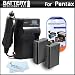 2 Pack Battery And Charger Kit For Pentax K-30, K30, K-r Digital SLR Camera Includes 2 Extended Replacement (1200Mah) D-LI109 Batteries + Ac/Dc Rapid Travel Charger + LCD Screen Protectors + MicroFiber Cleaning Cloth