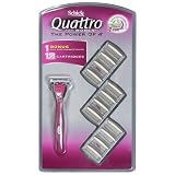 Schick Quattro for Women Razor plus 12 Cartridges