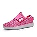 O&N Kid Boy Girl Upgraded USB Charging LED Light Sport Shoes Flashing Fashion Sneakers