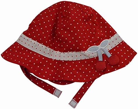 Tou Kid Little Girls Strawberry Summer Hats Baby Gilrs Sunhats Cotton 0-6t (48cm(6-12m))