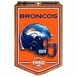 NFL Denver Broncos 11-by-17 Wood Sign Traditional Look