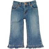 The Children's Place Girls Ruffle Flare - Authentic Wash Jean Sizes 6m - 4t